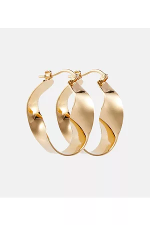 Jil Sander Kobieta Kolczyki - Twisted hoop earrings
