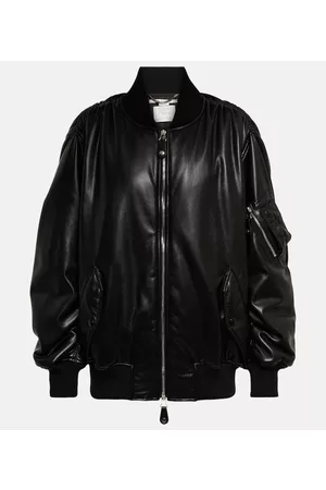 Stella McCartney Kobieta Kurtki skórzane - Faux leather bomber jacket