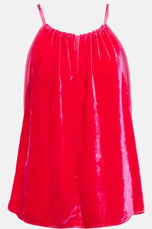 Velvet Halter-neck top