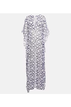 ALEXANDRA MIRO Roxanne printed chiffon kaftan