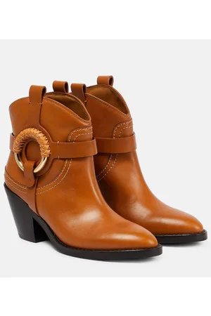 Chloé Hana leather cowboy boots