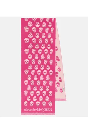 Alexander McQueen Skull wool scarf