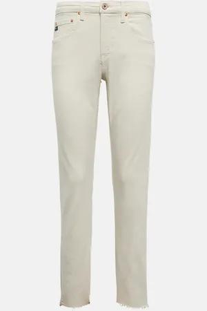 AG Jeans Girlfriend mid-rise slim-fit jeans