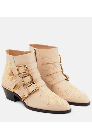 Chloé Suzanna nappa leather ankle boots