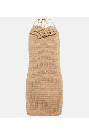MAGDA BUTRYM Crochet cotton-blend minidress