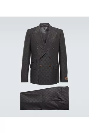 Gucci GG jacquard wool suit