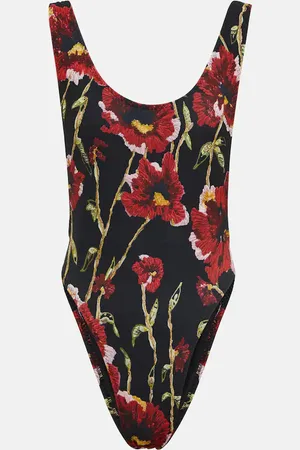 Norma Kamali Marissa floral swimsuit