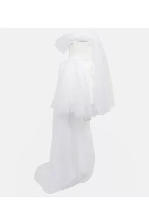 MATICEVSKI Evermore strapless tulle minidress