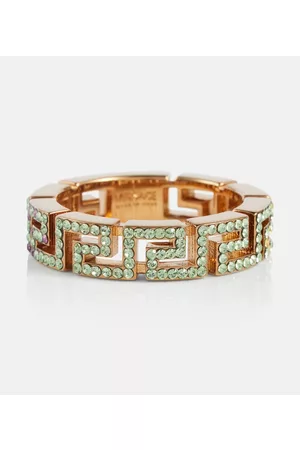 VERSACE Kobieta Pierścionki - Greca crystal-embellished ring