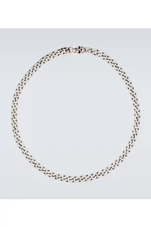 Alexander McQueen Naszyjnik Łańcuszek - Engraved chain necklace