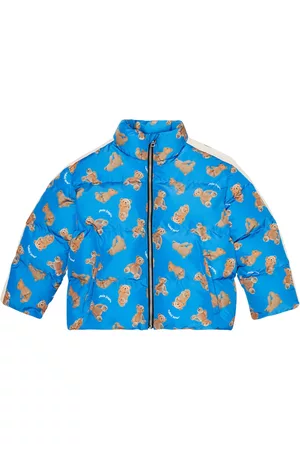 Palm Angels Printed puffer jacket