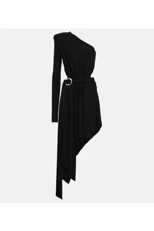 ALEXANDRE VAUTHIER One-shoulder asymmetrical midi dress