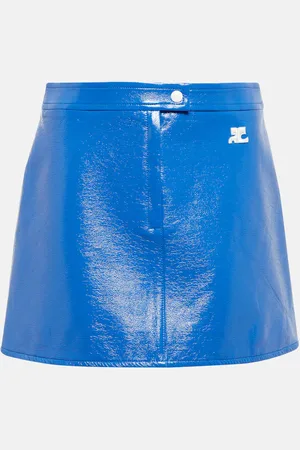 Courrèges CourrÃ¨ges Faux leather miniskirt