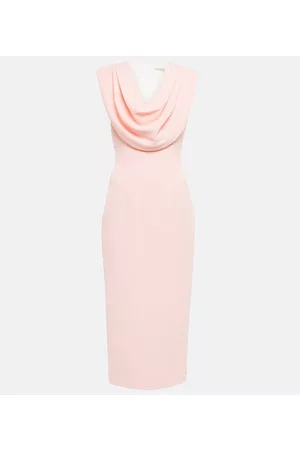EMILIA WICKSTEAD Yuri sleeveless draped midi dress