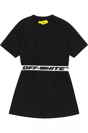 OFF-WHITE Logo cotton T-shirt dress