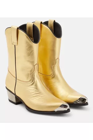 DODO BAR OR Kobieta Kowbojki i botki motocyklowe - Leather cowboy boots