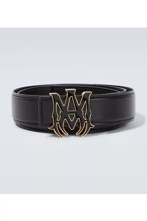AMIRI Paski - Logo leather belt