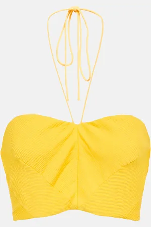 Staud Kyra halterneck crop top