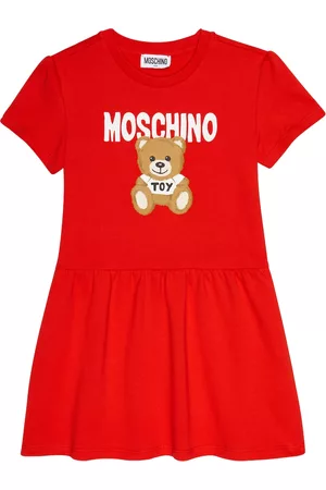 Moschino Teddy Bear cotton jersey sweatshirt dress