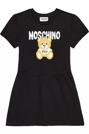 Moschino Teddy Bear cotton jersey sweatshirt dress