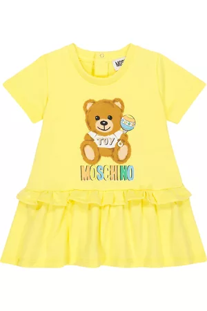 Moschino Baby Teddy Bear cotton jersey dress