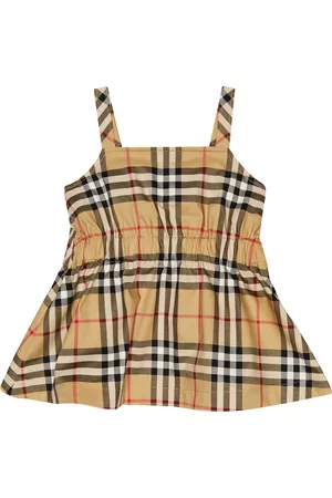 Burberry Niemowlę Sukienki - Baby Vintage Check cotton-blend dress