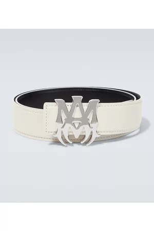 AMIRI Paski - Logo leather belt