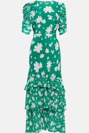 RIXO London Evelyn floral crÃªpe maxi dress
