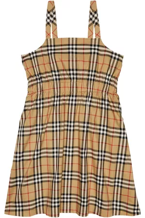 Burberry Kobieta Sukienki bez rękawów - Vintage Check cotton-blend dress