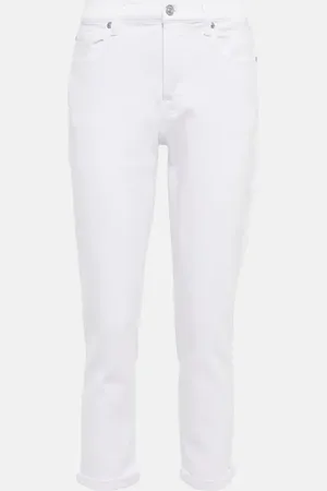 7 for all Mankind Josefina mid-rise slim jeans