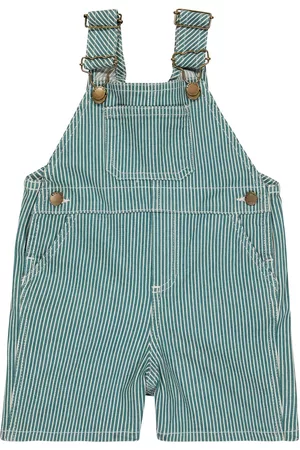 BONPOINT Ogrodniczki jeansowe - Baby Casper denim overalls