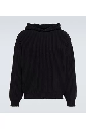 OUR LEGACY Sailor ribbed-knit silk hoodie