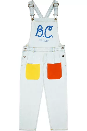 Bobo Choses Logo denim overalls