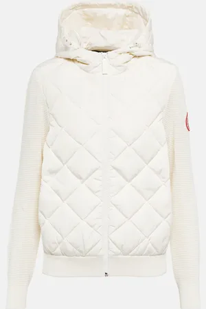 Canada Goose HyBridgeÂ® down-paneled wool hoodie