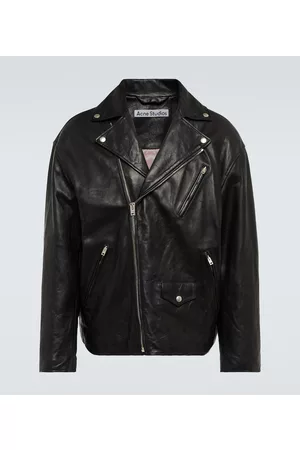 Acne Studios Ramoneska - Leather biker jacket