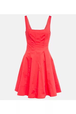 Staud Wells cotton poplin minidress