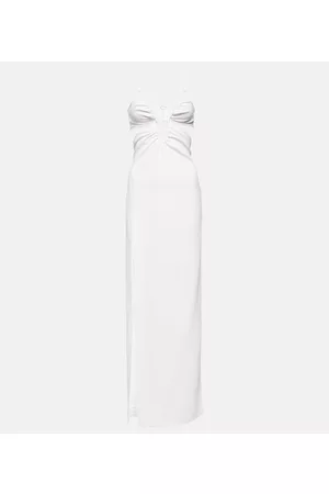 Nensi Dojaka Kobieta Sukienki koktajlowe i wieczorowe - Bridal cutout crÃªpe gown