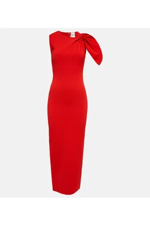 Roland Mouret Asymmetrical embellished maxi dress