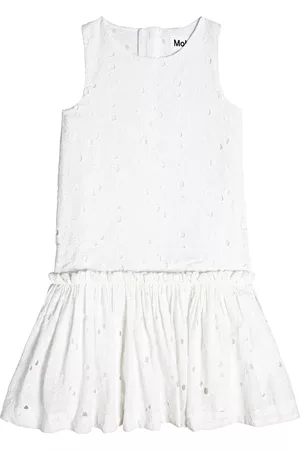 Molo Caylie broderie anglaise cotton dress