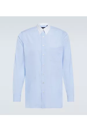 LARDINI Cotton and silk long-sleeve shirt