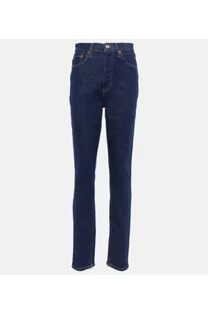 RE/DONE Super High Drainpipe slim jeans