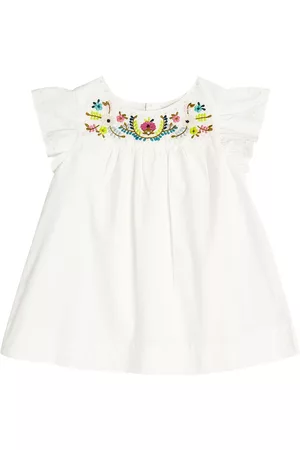 BONPOINT Baby Laurie embroidered cotton dress