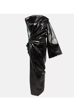 Rick Owens Kobieta Sukienki asymetryczne - Asymmetrical denim gown