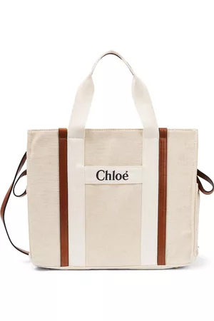 Chloé Logo canvas changing bag