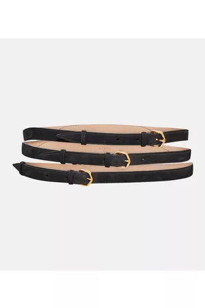 Alaïa Multi slim leather belt
