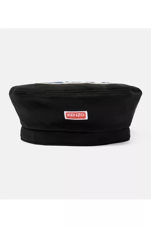Kenzo Embroidered cotton beret