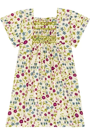 BONPOINT Paysanne floral cotton dress