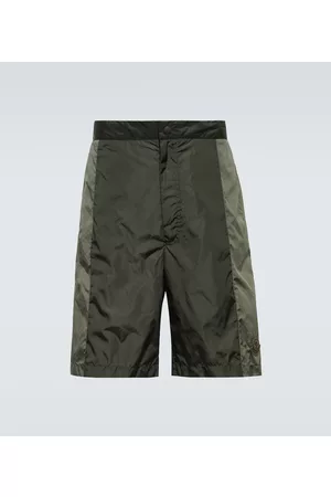Moncler Spodnie Szerokie - Wide-leg technical shorts