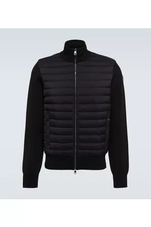 Moncler Padded cotton-blend jacket