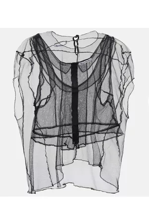Acne Studios Ruffled mesh top